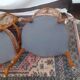 Fauteuil cabriolet style Louis XI