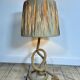 Audoux Minet lamp in rope and raffia 1950s