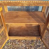 Old teak mesh pantry