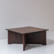 Rosewood square coffee table from Denmark, designed in the 1960s.