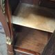 Empire mahogany bedside table