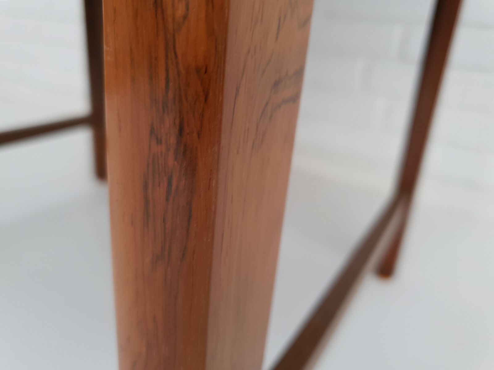 Danish conference chair by Hans Olsen, 60´s, original leather, solid rosewood