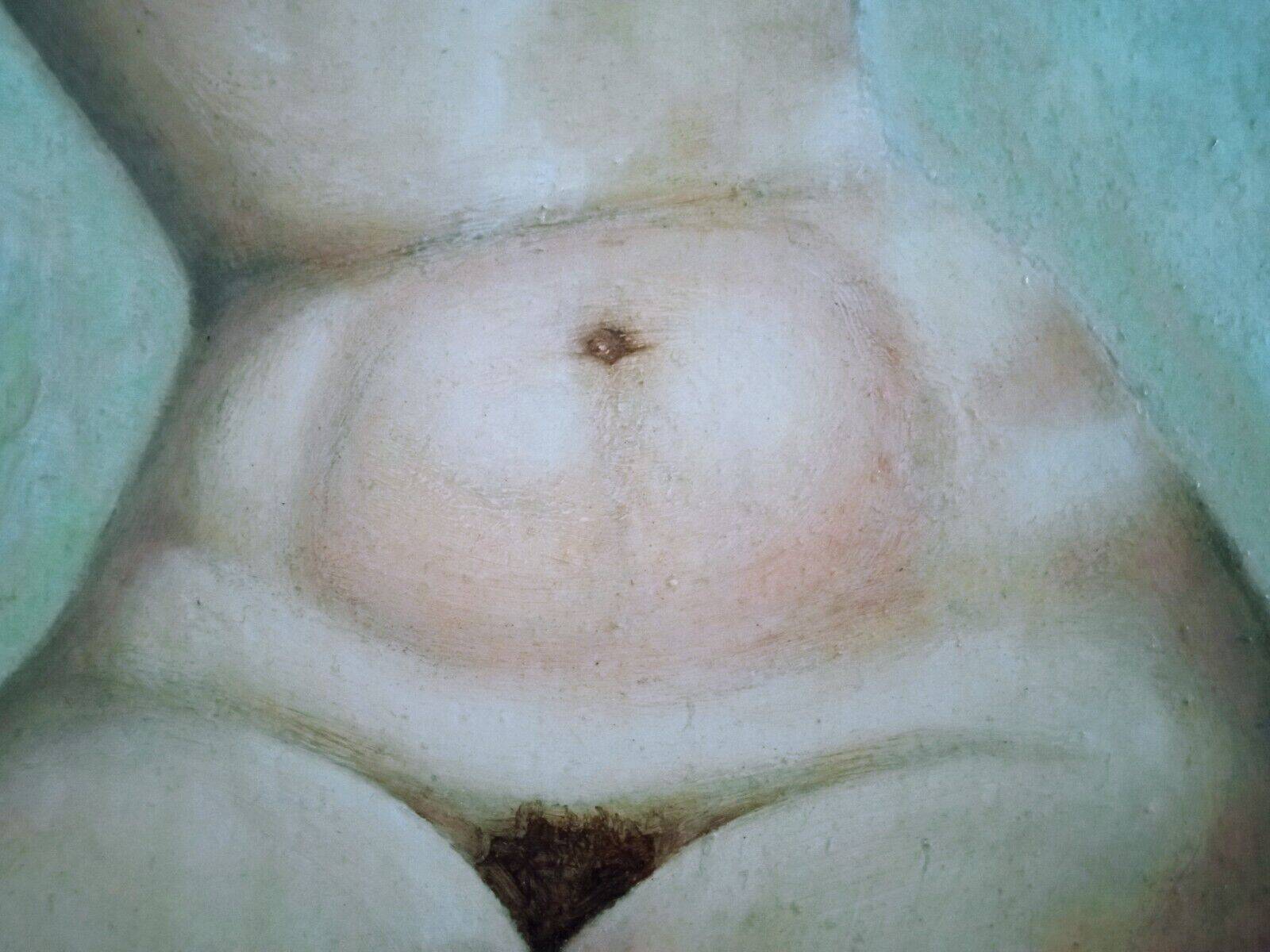 Peinture à l'huile sur toile par AD, 20e siècle