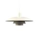 PH 4/3 white pendant light Poul Henningsen metal Denmark