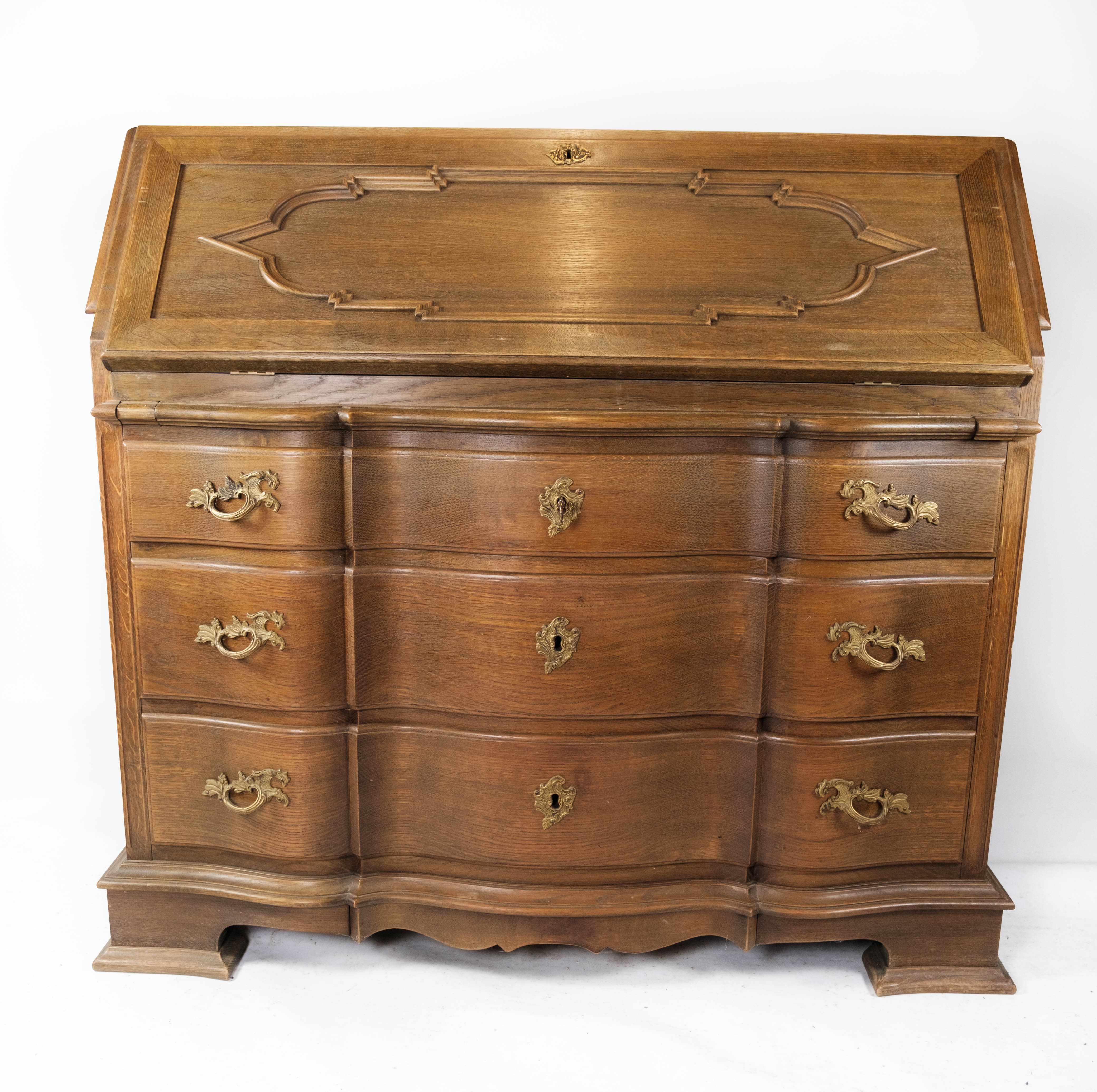 Bureau du chêne foncé, années 1940