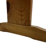 Vintage Scandinavian modern pinewood bench from the 1960's