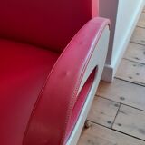 Vintage leatherette armchair