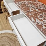 Restyled Art Deco sideboard with marble top