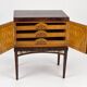 Swedish Grace Cabinet, Flamed Mahogany
