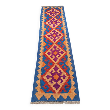 Handmade Persian Gashqaï corridor rug