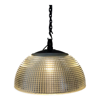 Holophane half-ball pendant light