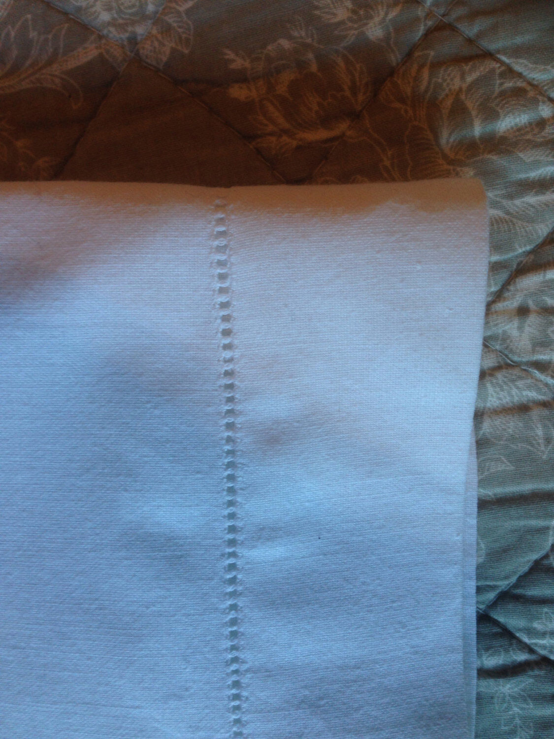 Old linen, cloth of cotton white, small day Venice