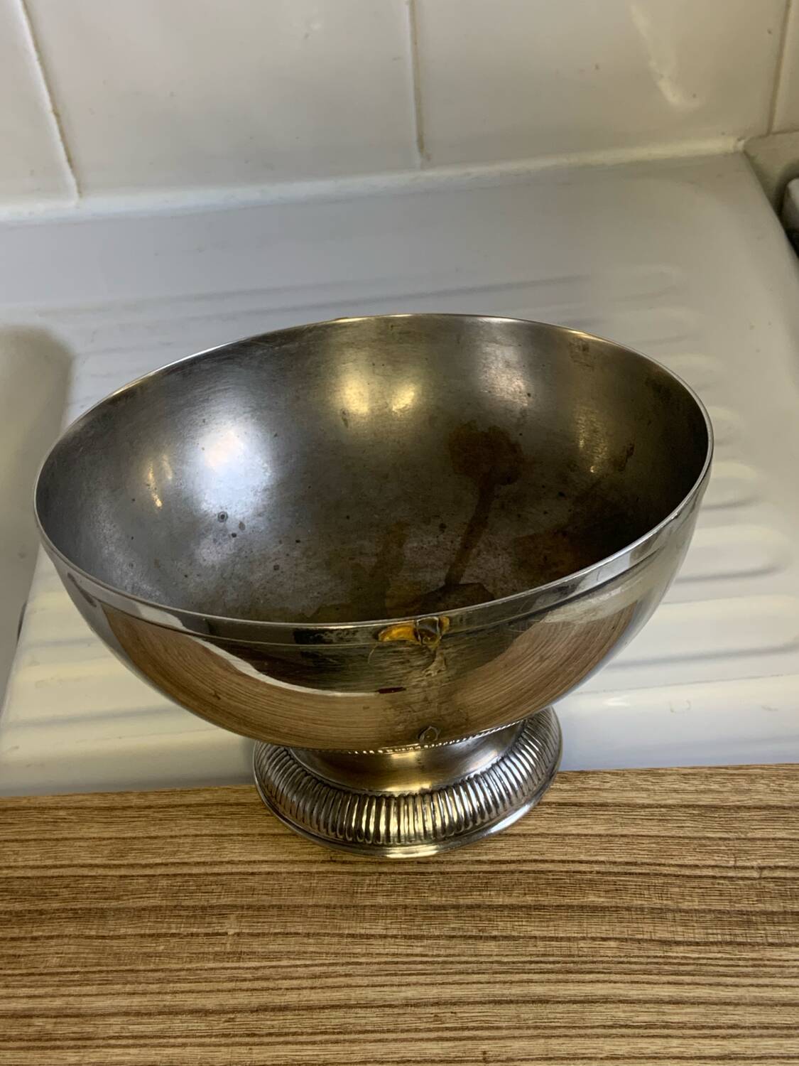 Fruit bowl / Vintage metal catch-all - 20 cm