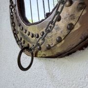 Brutalist handcrafted mirror "horse"