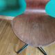 Chaise en bois courbé