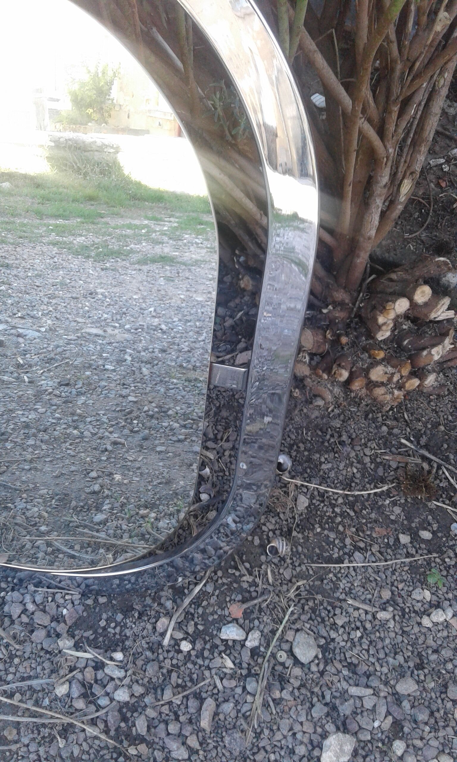 Chrome mirror from the 70s