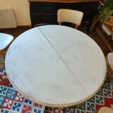 Round table central base Gustavian style