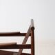 Danish lounge chair in teak and corduroy, 1960s