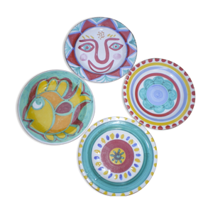 Lot de 4 assiettes Desimone