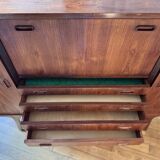 Buffet haut vintage en teck – Design scandinave