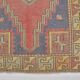 Tapis Oushak rouge et bleu sku 2451