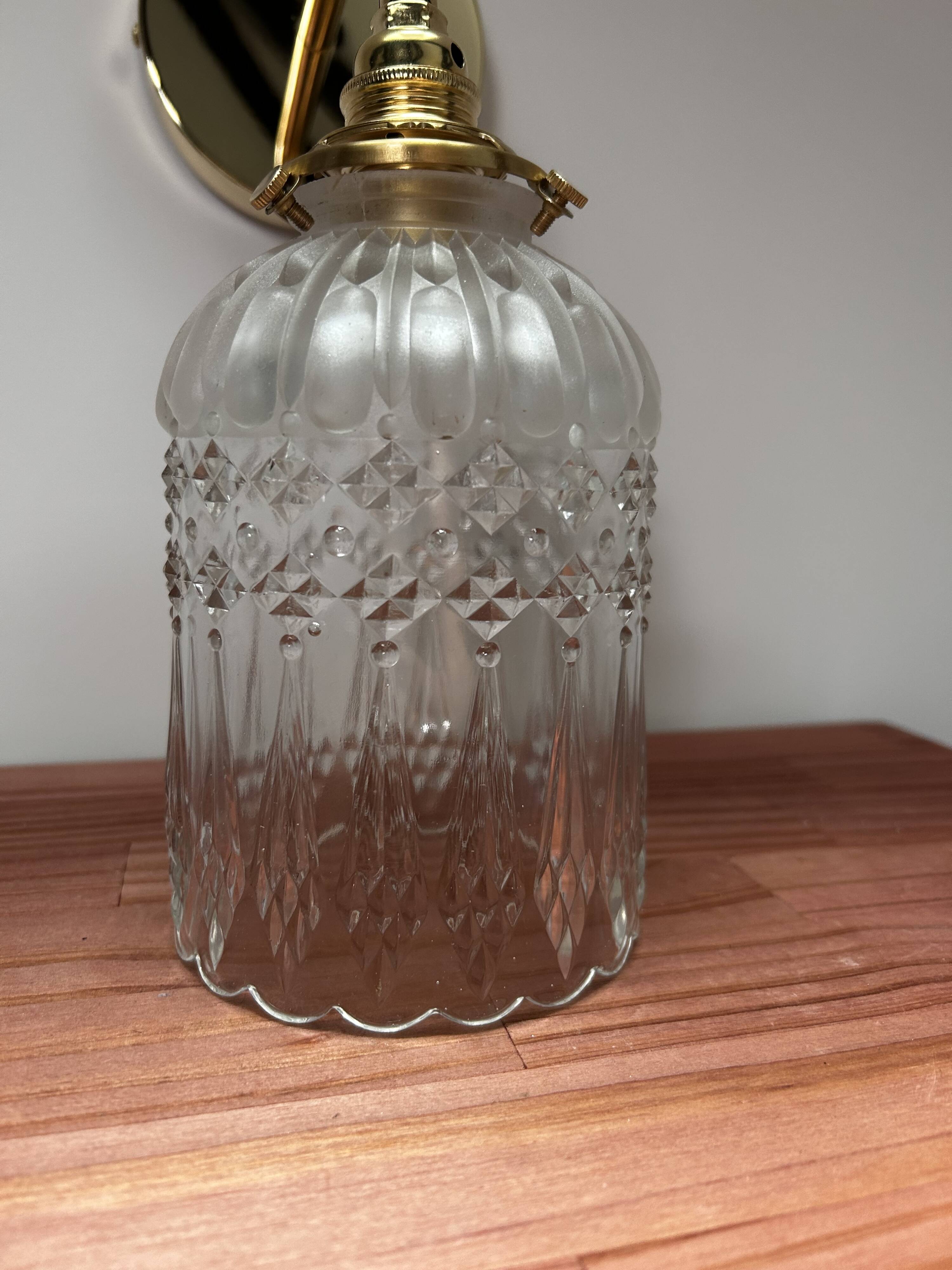 Vintage gold wall light