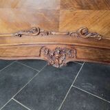 Louis XV style headboard in walnut