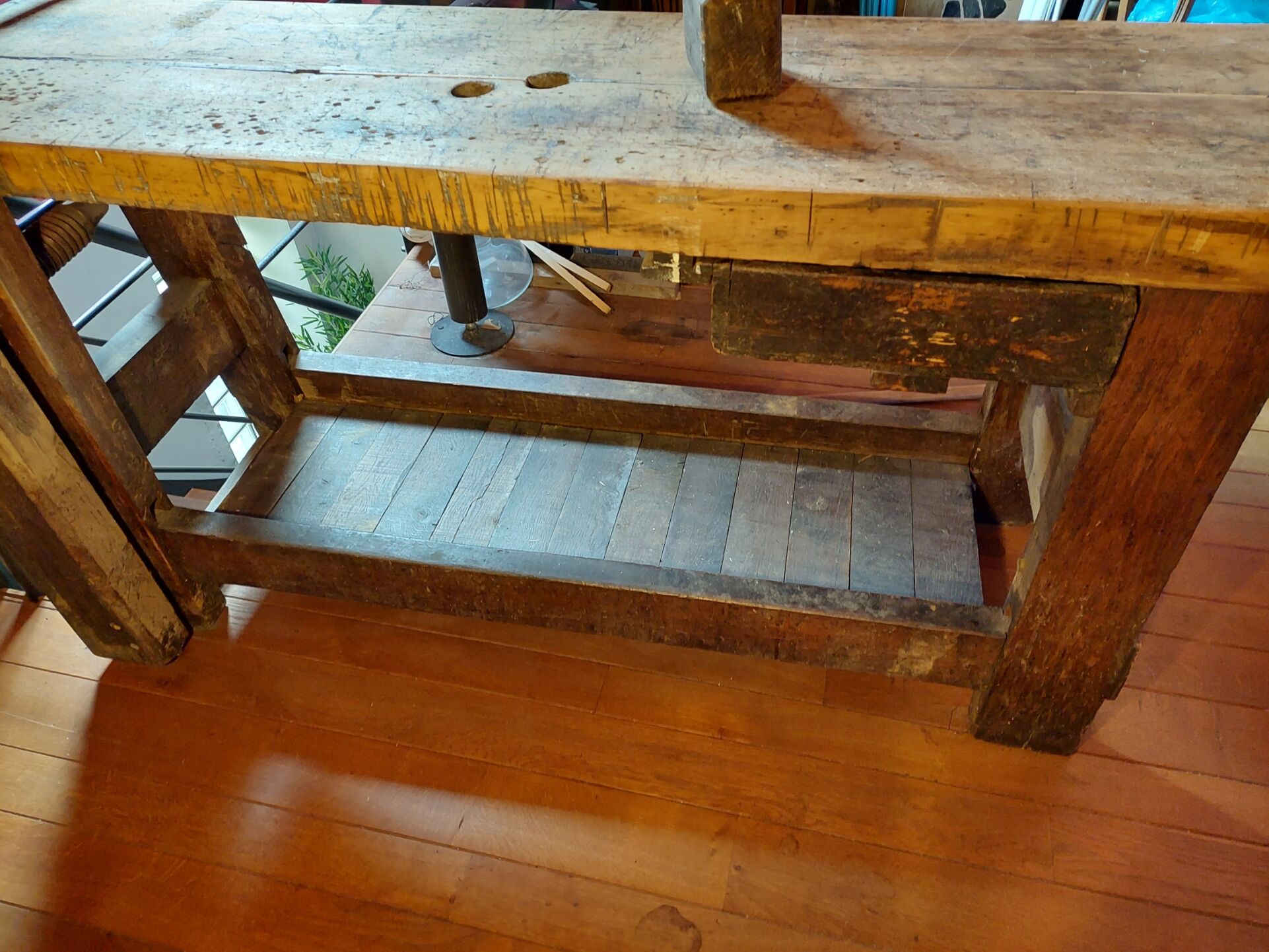former carpenter's workbench