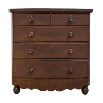 Large antique English chest of drawers (renovated)
