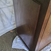 Art Deco style sideboard in palm wood