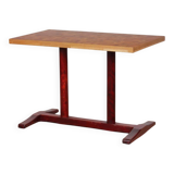 Rectangular dining table, wooden top, 1980.