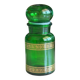 Vintage green apothecary jar