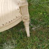 Pair of vintage antique Directoire style armchairs