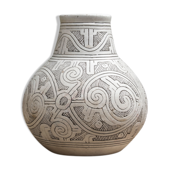Terracotta vase