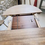 Danish table and chair by Hans Holsen distributed by Rem Rojle