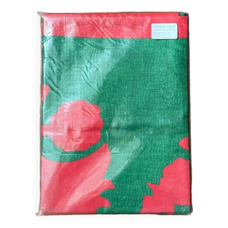 Pierre Frey "Frontenac" Red & Green Tablecloth