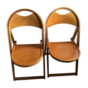 Paire de chaises pliantes