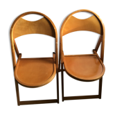 Pair of folding chairs