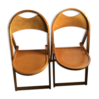 Pair of folding chairs