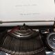 Underwood portable typewriter