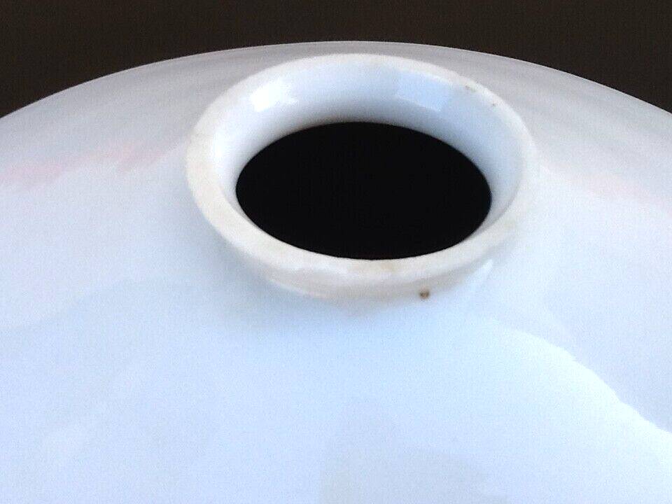 1930s lampshade for chandelier rises and falls opaline milk white