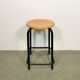 Vintage industrial italian stool, 1970s