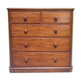 Victorian chest of drawers 5 19th century mahogany drawers.