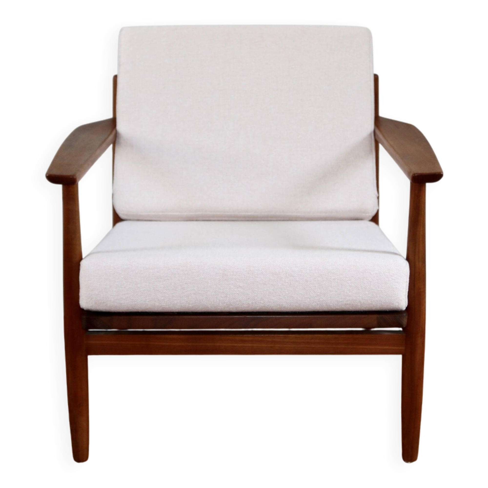 Vintage Scandinavian teak armchair, 1960