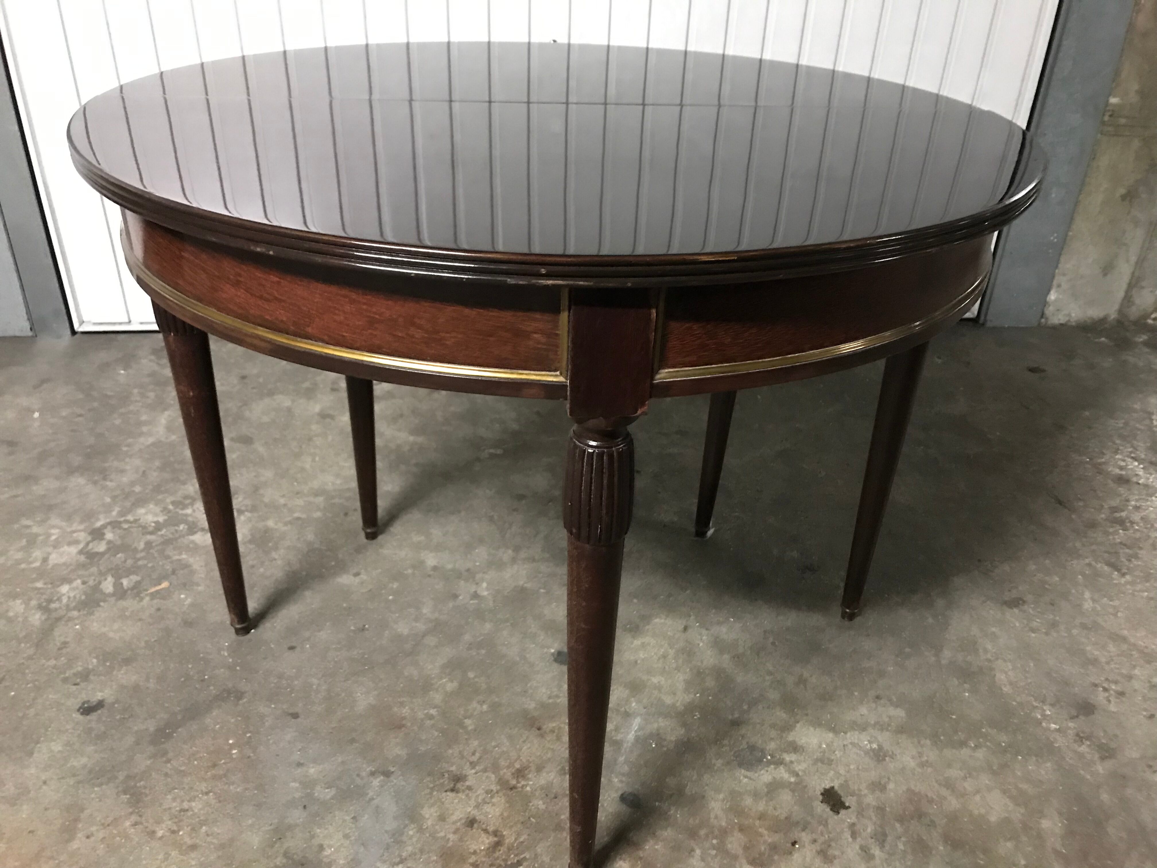 Table half moon Louis XVI