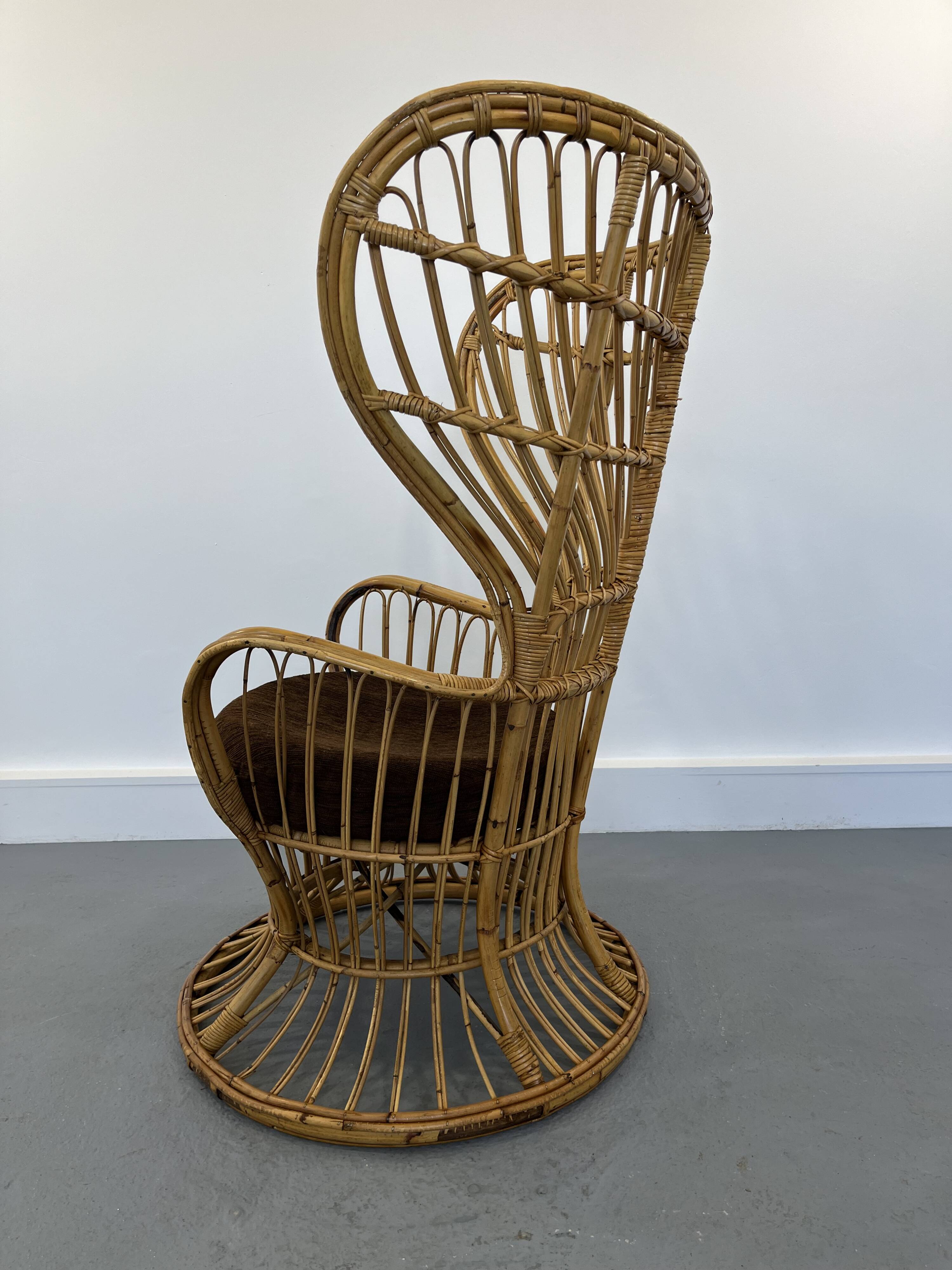 Wicker Chair by Gio Ponti and Lio Carminati, 1960s