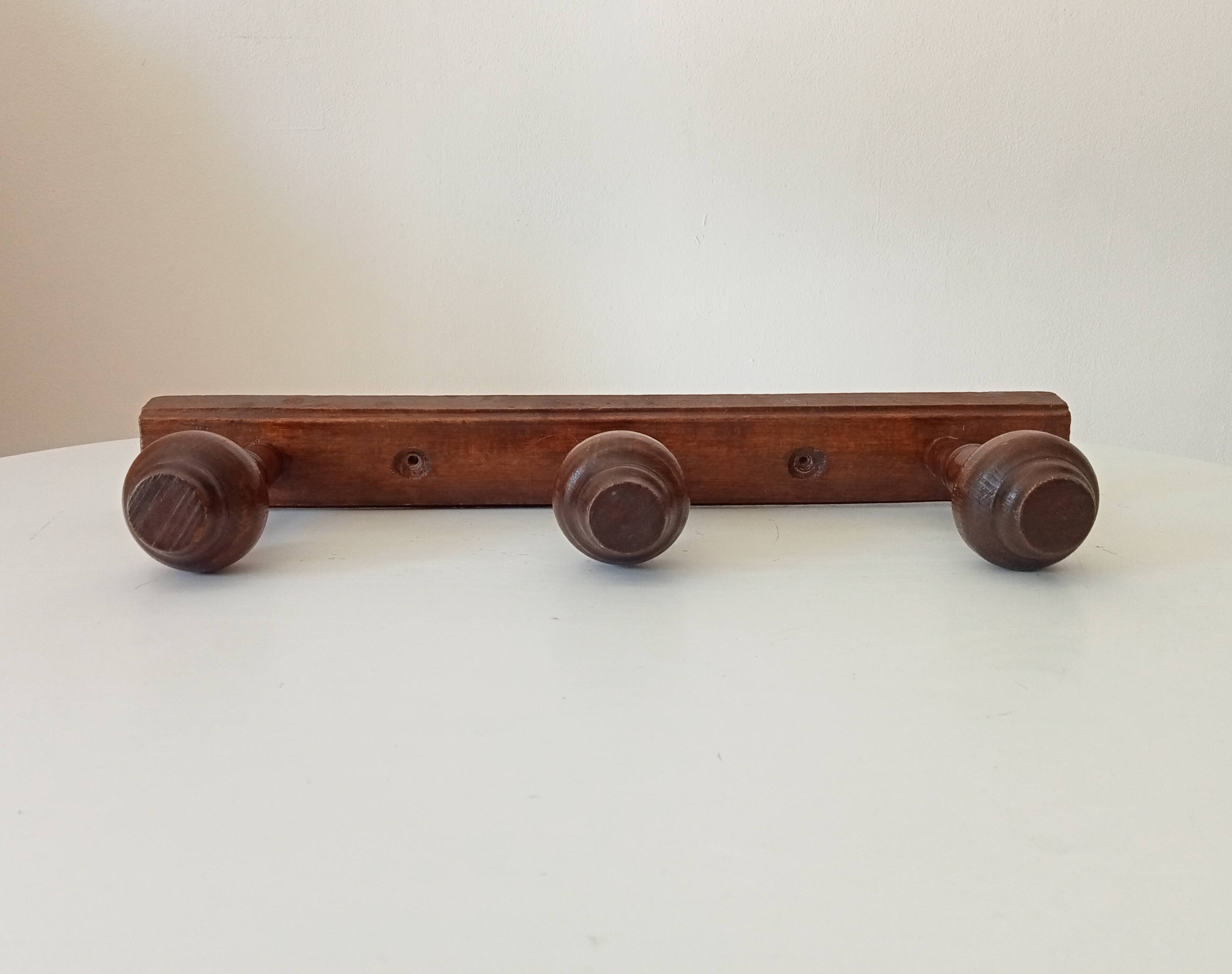 Rustic vintage coat rack