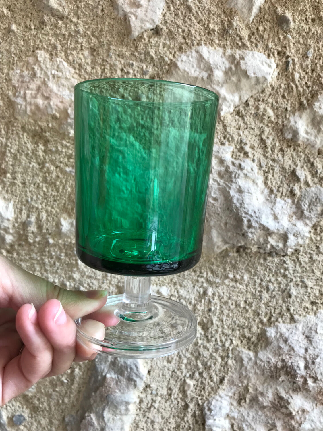 55 green glasses from the 70s