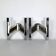 Pair of brass and chrome sconces from Sciolari 70