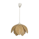 Rattan lotus flower suspension from the 60s/70s